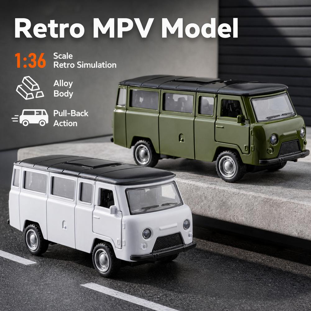 Vintage Toys Collector - Vintage Alloy Model Car Miniature Van