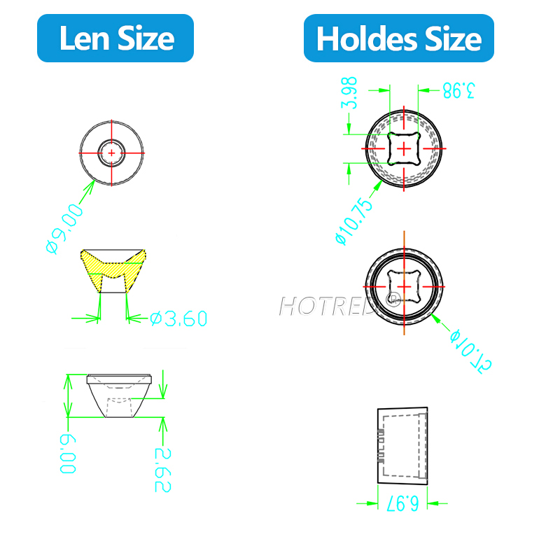 Lenses For Led 1W 3W 5W Reflec - Darkroom Enlarger Lens ulasan dan harga
