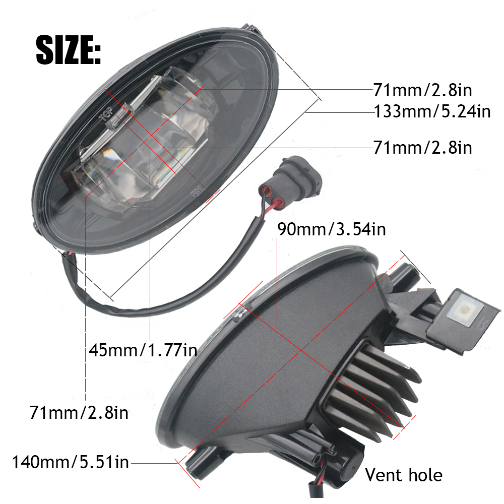 Upgrade LED Fog Light for Hond - Darkroom Enlarger Lens ulasan dan harga