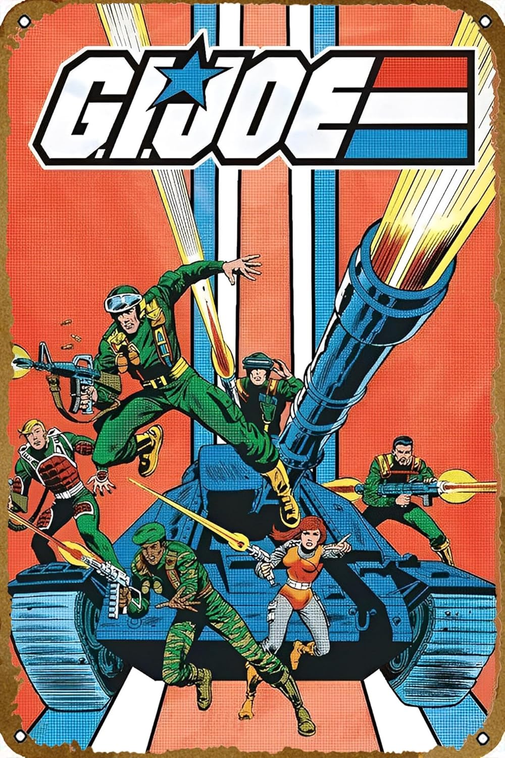 Gi Joe – Tank – Poster Vintage - Vintage Collectible Tins ulasan dan harga