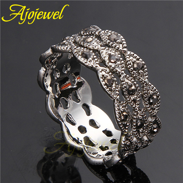 Ajojewel 3 Layer Rhinestone Ri - Vintage And Collectible Items ulasan dan harga