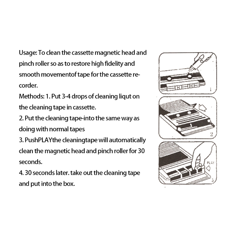 Cassette Tape Head Cleaner & f - Cassette Tape Head ulasan dan harga