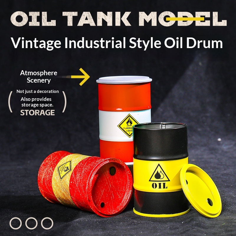 Generic Miniature Oil Drum Mod - Vintage And Collectible Items ulasan dan harga