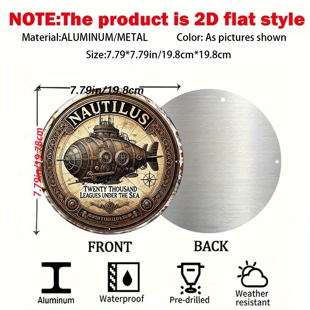 Vintage Nautilus Submarine Wal - Vintage Collectible Tins ulasan dan harga