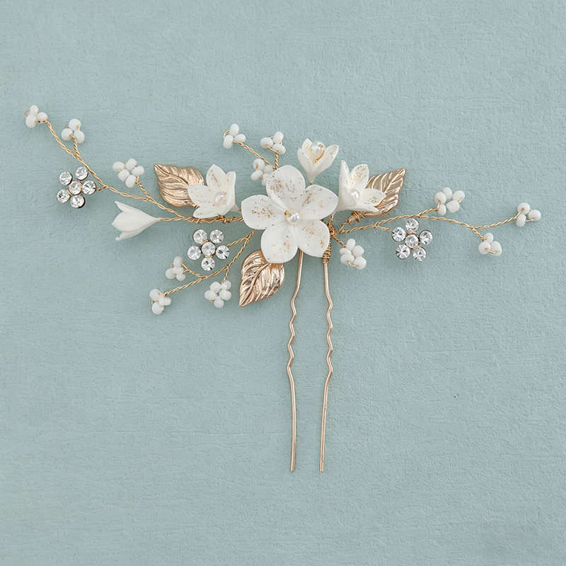 Bride Headpiece Hairpin Pearl  - Vintage Item ulasan dan harga