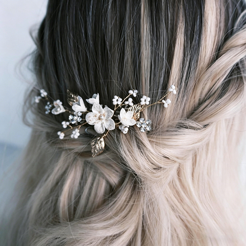 Bride Headpiece Hairpin Pearl  - Vintage Item ulasan dan harga