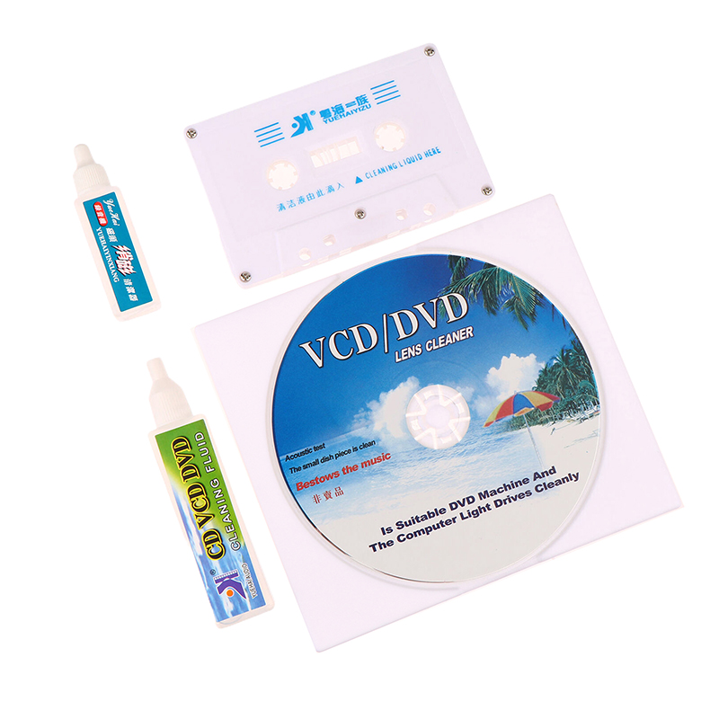 CD VCD DVD Player Lens Cleaner - Cassette Tape Head ulasan dan harga