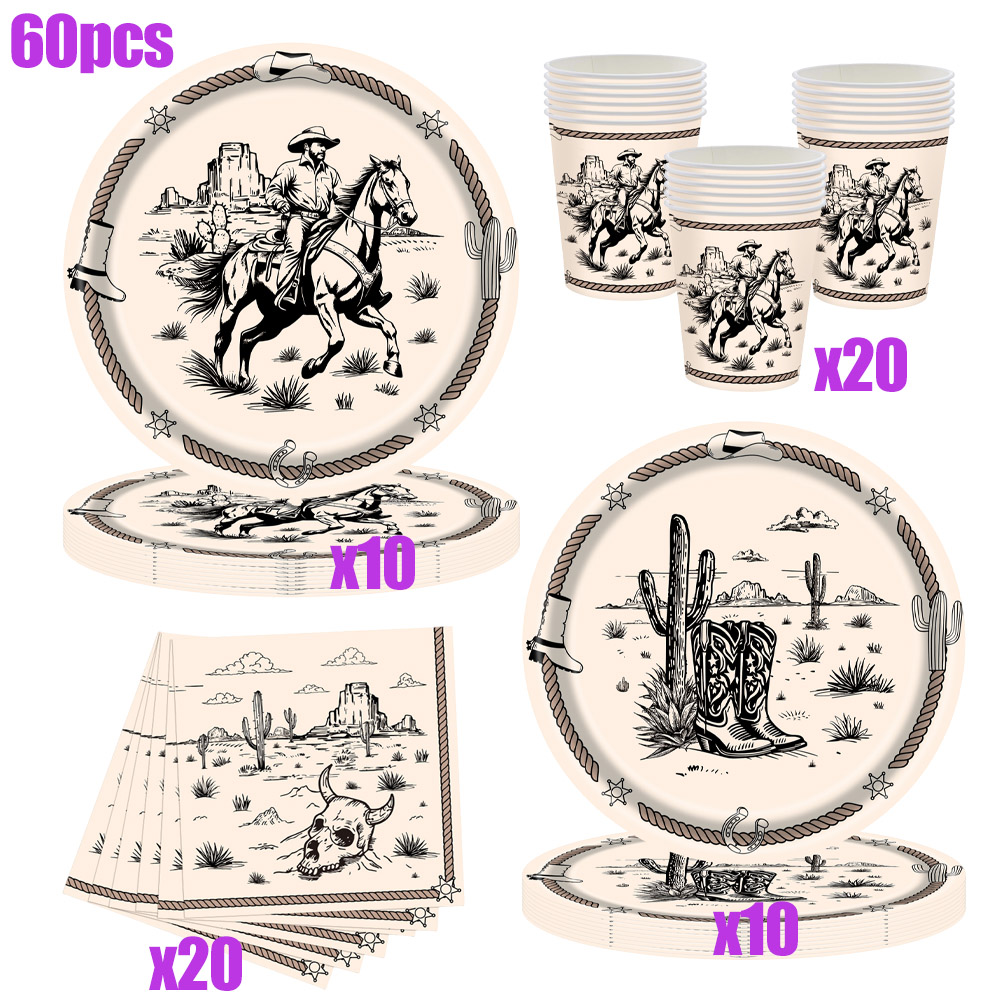 Vintage Western Cowboy Party T - Vintage Things Collection ulasan dan harga
